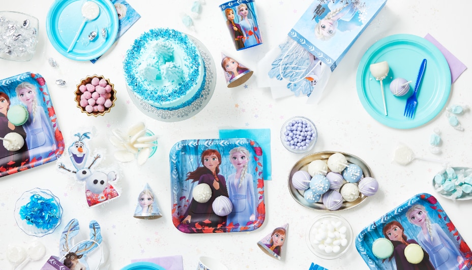 Frozen party tableware and décor