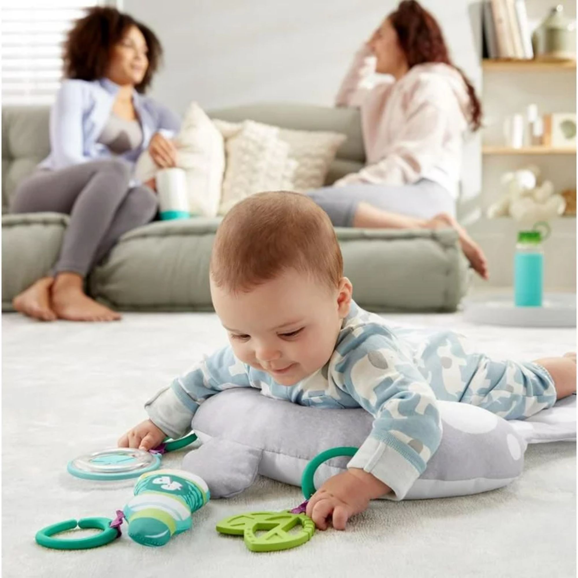 Fisher-Price All-In-One Panda Baby Tummy Time Mat, Ages 0+ Front_Angled_Left