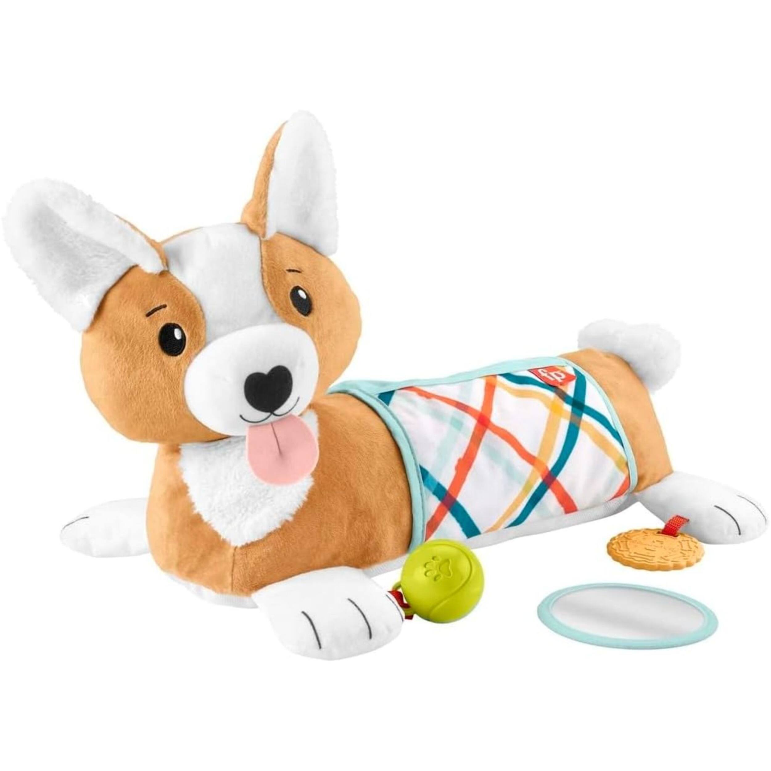 Fisher-Price 3-in-1 Baby Toy Tummy Time Wedge, Ages 0+ Front_Angled_Left