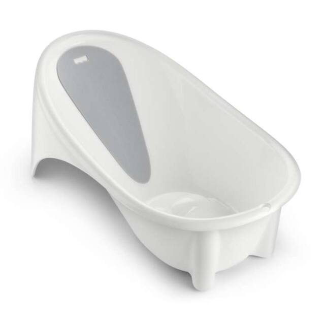 Fisher-Price Simple Support Baby Bath Tub, Ages 0+, White Front_Angled_Right
