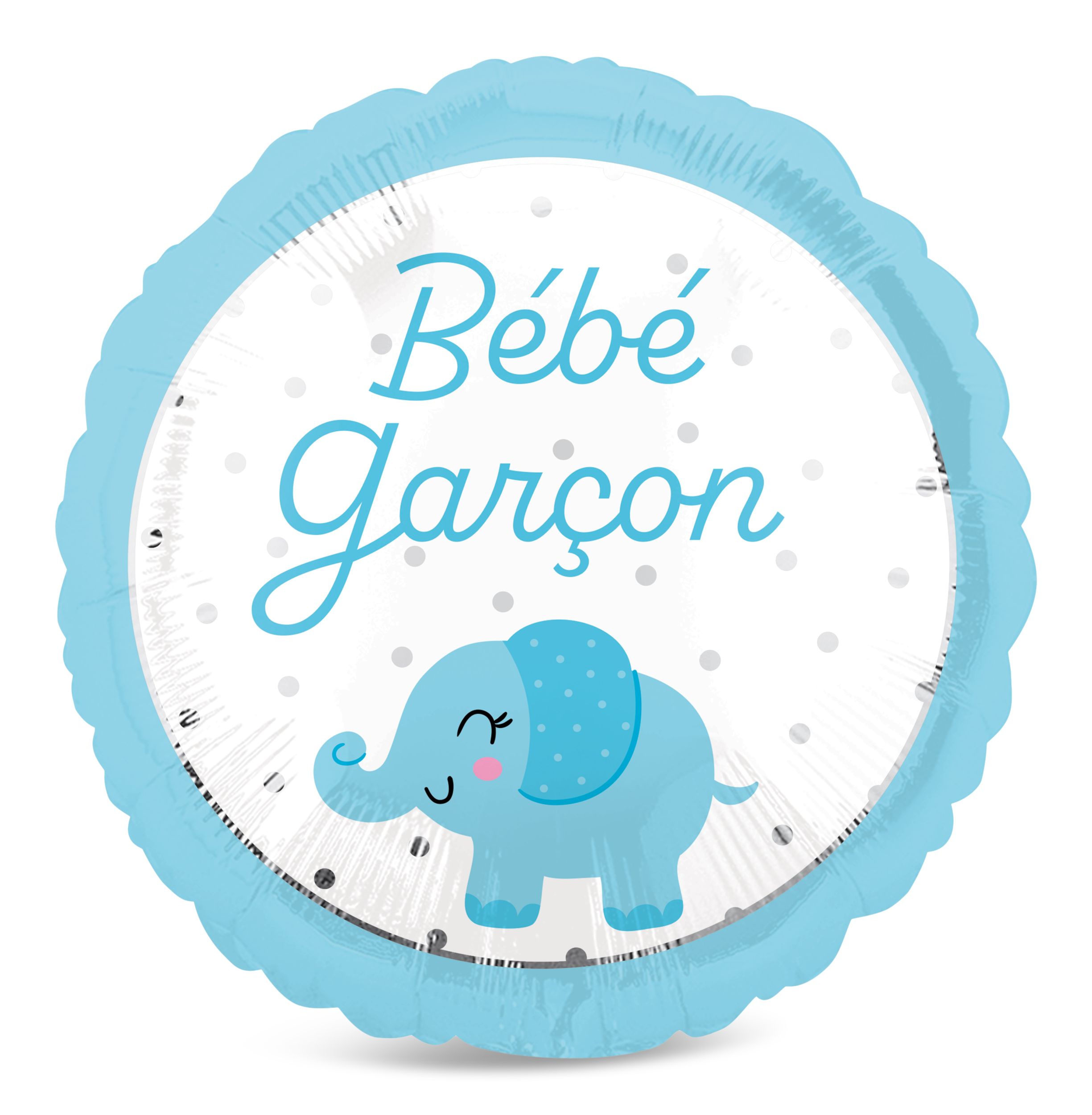 French Baby Boy Elephant Standard Balloon | Party City