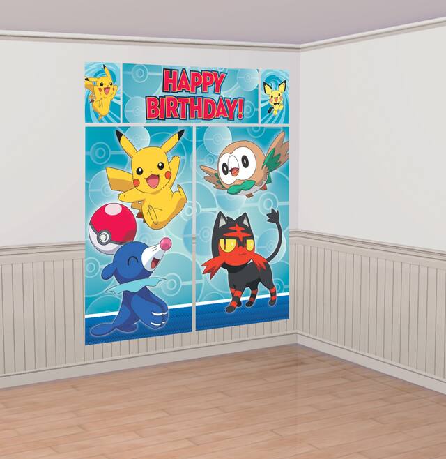 Décor mural Pokémon, paq. 5 Front_Angled_Right