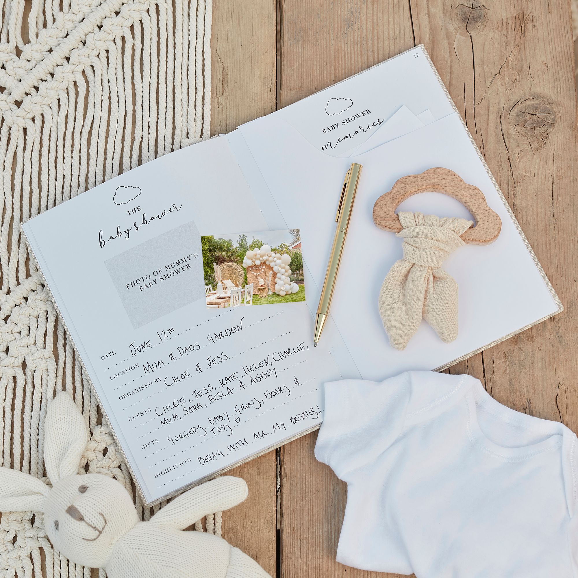 Album souvenir de luxe Ginger Ray Overhead_Flat