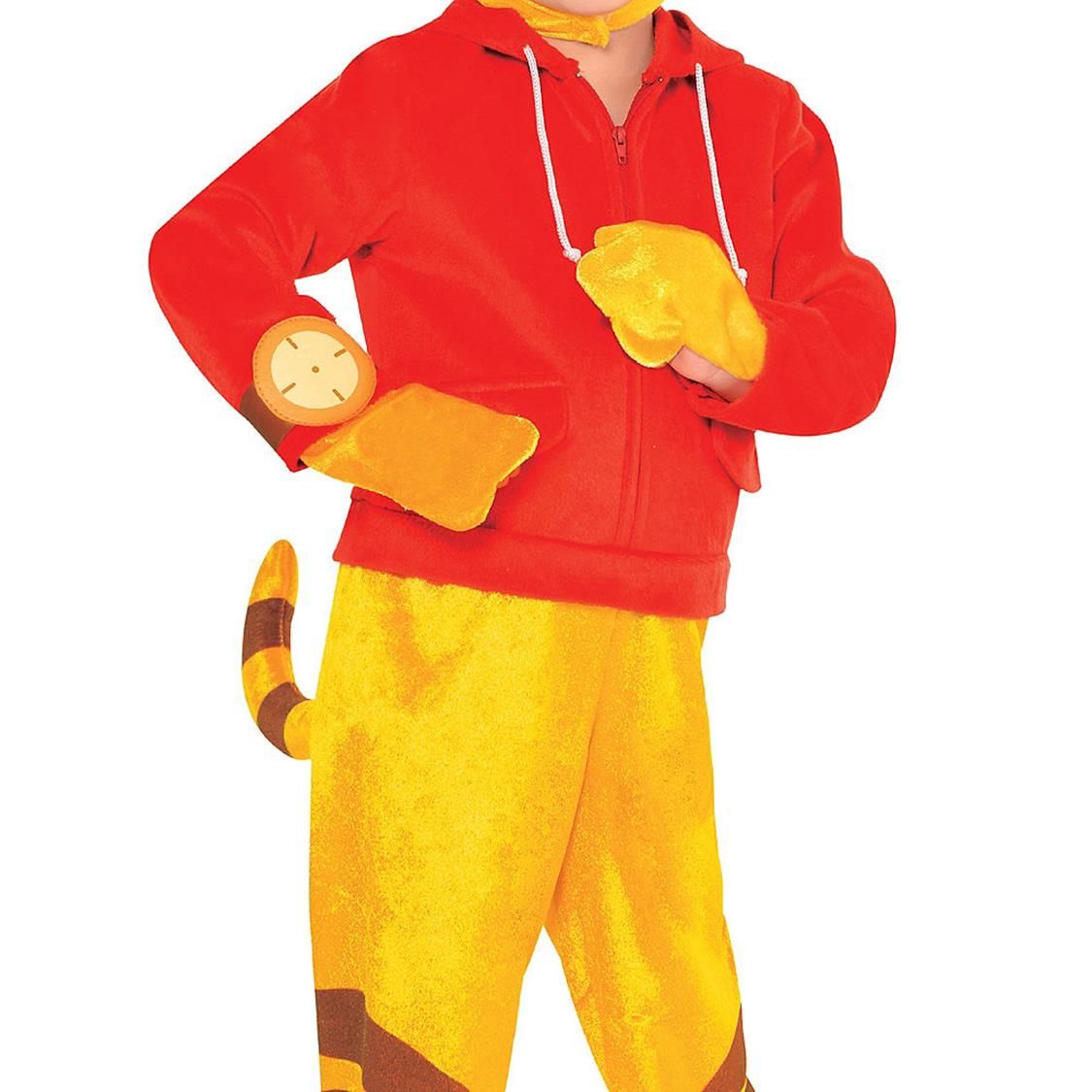 Kids' Daniel Tiger Yellow/Red Jumpsuit with Hood & Gloves Halloween Costume, Assorted Sizes CloseUp