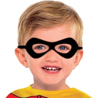 Costume de Robin de DC Batman pour tout-petits, combinaison verte/rouge avec masque, choix de tailles