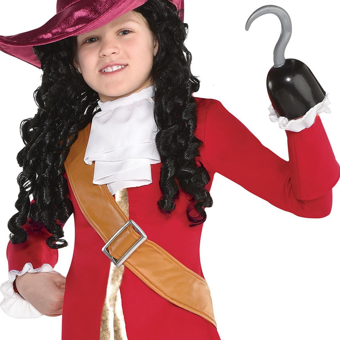 Kids' Disney Peter Pan Captain Hook Red/White Outfit with Hat
