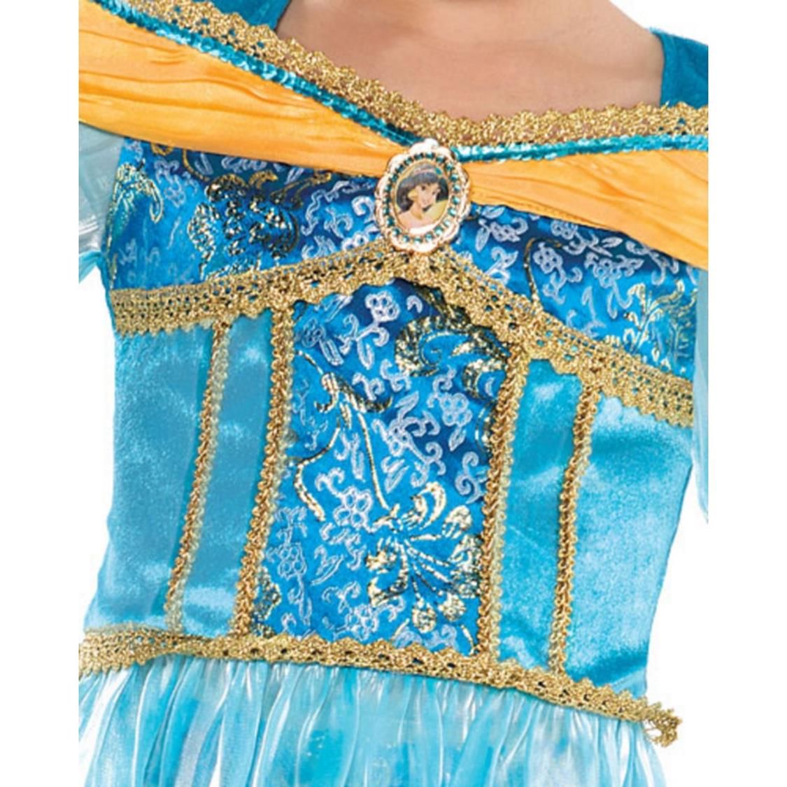 Costume de la Princesse Jasmine de Disney Aladdin pour enfants, combinaison  bleue, choix de tailles