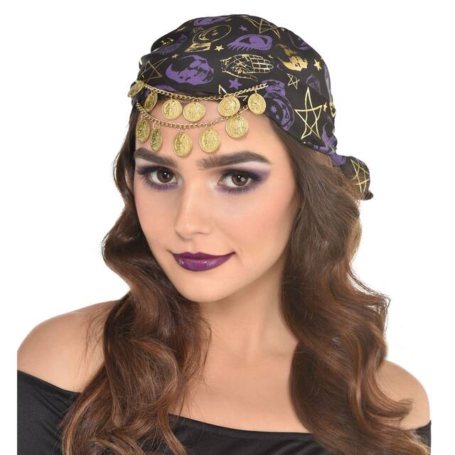 Fortune Teller Headscarf Front_Angled_Left