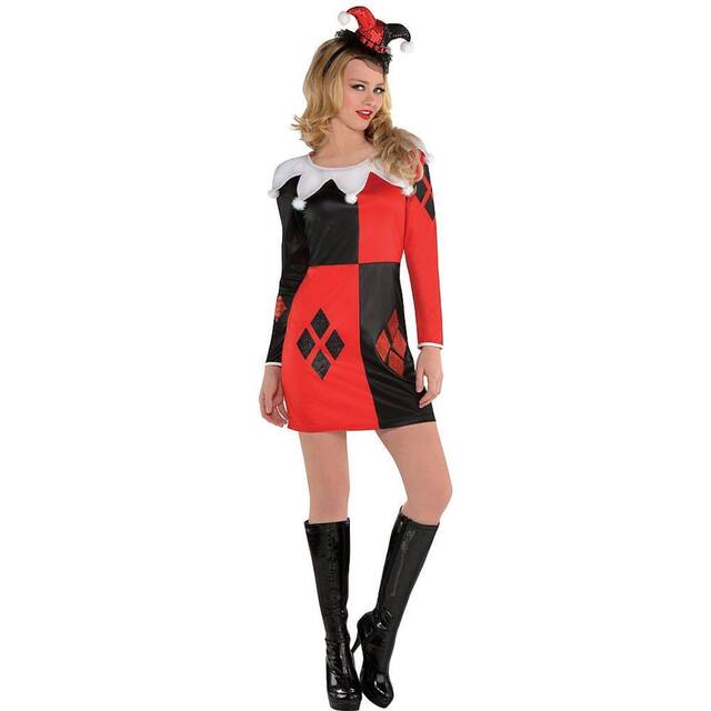 Robe à manches longues Harley Quinn DC, P/M Front_Flat