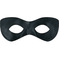 Superhero Domino Fabric Mask, Assorted Colours, One Size, Wearable Costume Accessory for Halloween