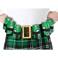 St. Patrick's Day Drinking Belt Front_Flat