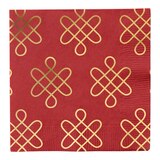 Serviettes à cocktail du Nouvel An lunaire, 5 po, paq. 20 Overhead_Flat