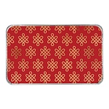 Lunar New Year Small Foil Pans and Lids, 6-pk Overhead_Flat