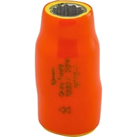 Gray Tools 3/8-in Drive Standard Length Socket, Assorted Sizes, 12 Point, 1000V Insulated