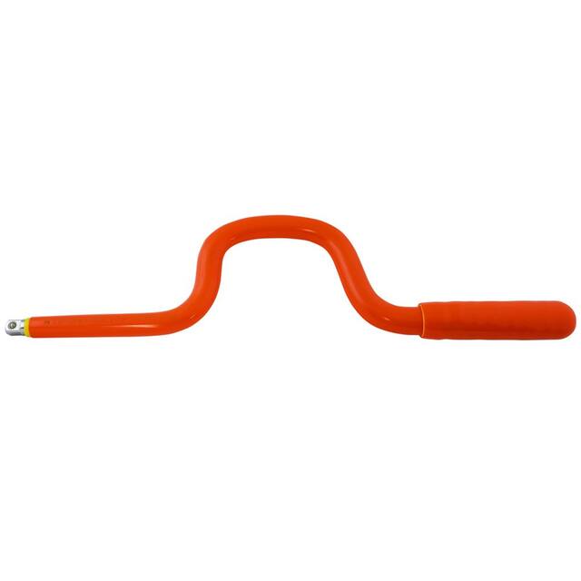 Gray Tools 3/8-in Drive Speeder, 1000V Insulated, Chrome Finish Overhead_Plunge