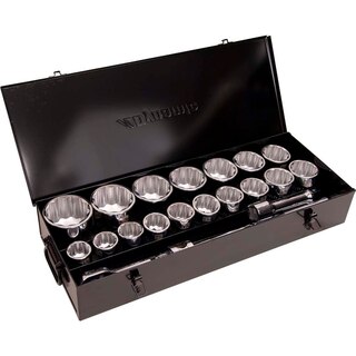 Dynamique Tools 1-in Démarrer 12 Pointer la prise standard & Jeu de pièces jointes, SAE, 21-pk