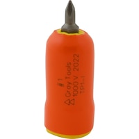 Gray Tools 3/8-in Drive Standard Length Phillips Head, Assorted Sizes, 1000V Insulated