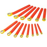 Clés standards à embouts fermés à 12 pans, SAE, isolé 1 000 V, de 1 à 1⁄4 po, paq. 14 Composite_or_Mixed