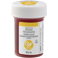 Wilton Edible Icing Food Colouring, Yellow, 1-oz, for Baking/Customizing Colours Front_Elevated