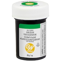 Colorant alimentaire pour glaçage comestible Wilton, vert, 1 oz, pour cuisson/personnalisation des couleurs Front_Elevated