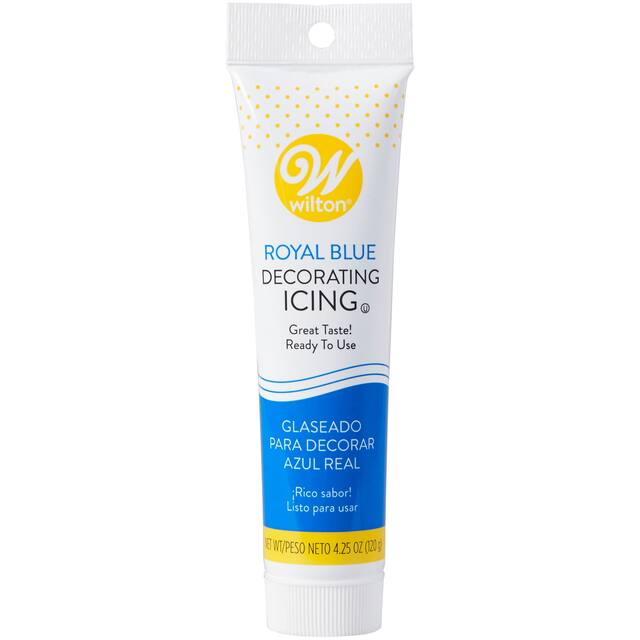 Wilton Blue Icing Tube, 4.3-oz Front_Flat