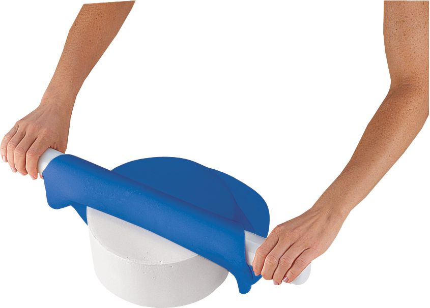 Wilton Decorator Preferred Blue Fondant Icing Overhead_Plunge