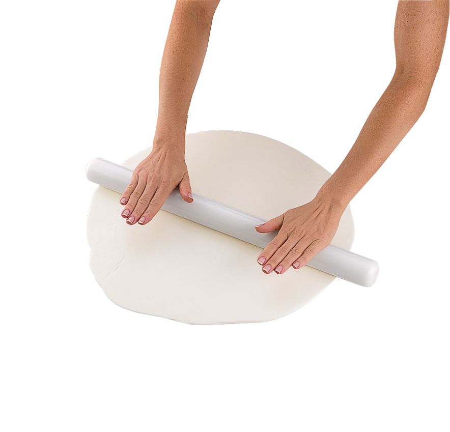 Wilton Decorator Preferred Edible Decorating Fondant Icing, White, 24-oz, Vanilla Artificially Flavoured, for Baking/Cake Decoration Overhead_Plunge