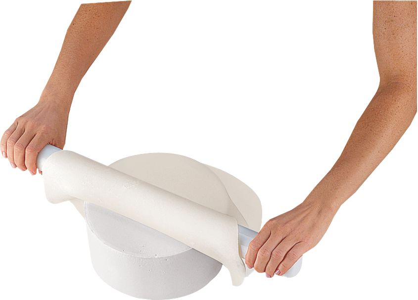 Wilton Decorator Preferred Edible Decorating Fondant Icing, White, 24-oz, Vanilla Artificially Flavoured, for Baking/Cake Decoration Overhead_Plunge