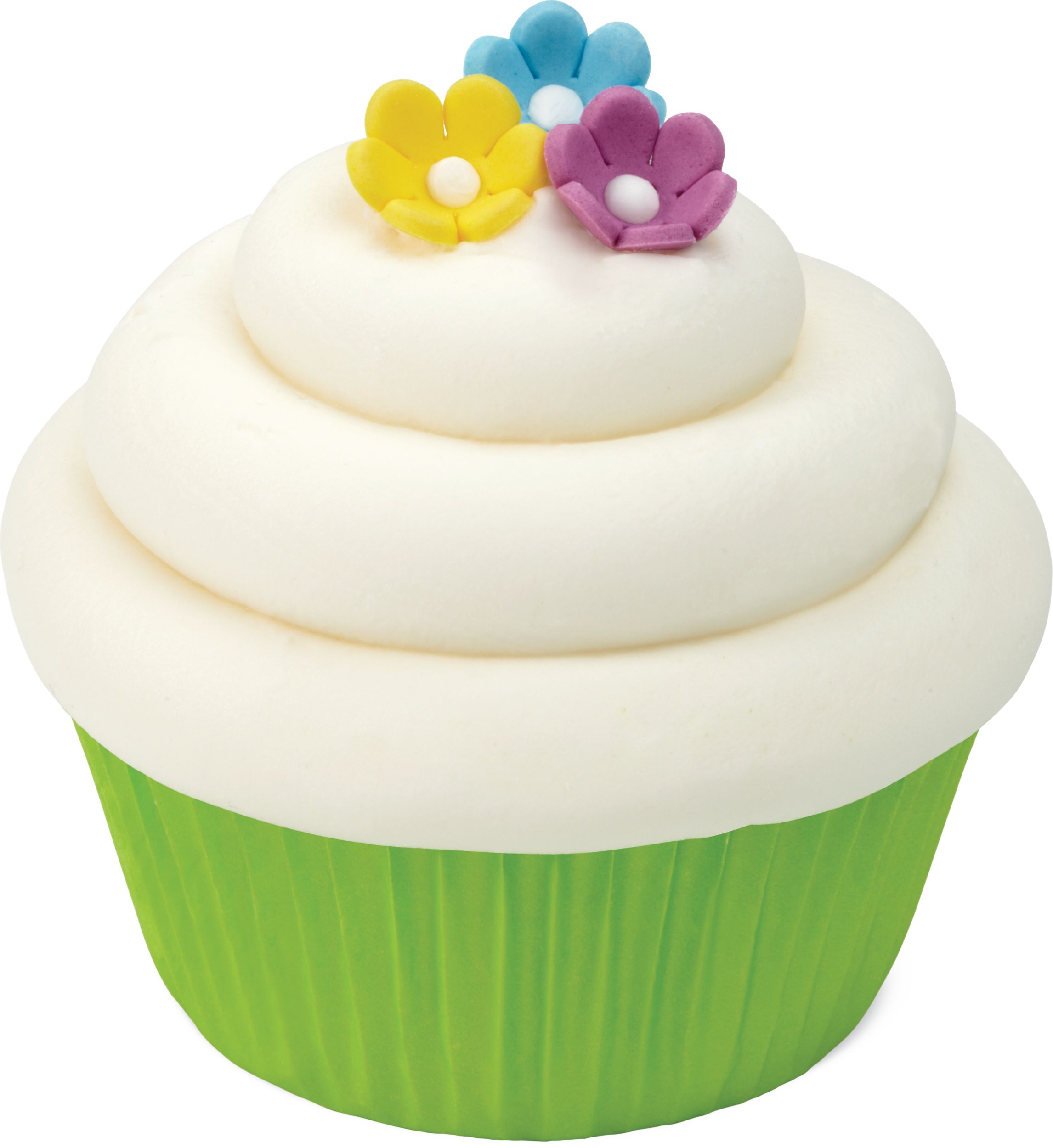 Wilton Daisy Flowers Edible Icing Decorations, Multi-Coloured, 9.6-g, 32-pk, for Baking/Cake Decoration Flowers Front_Flat