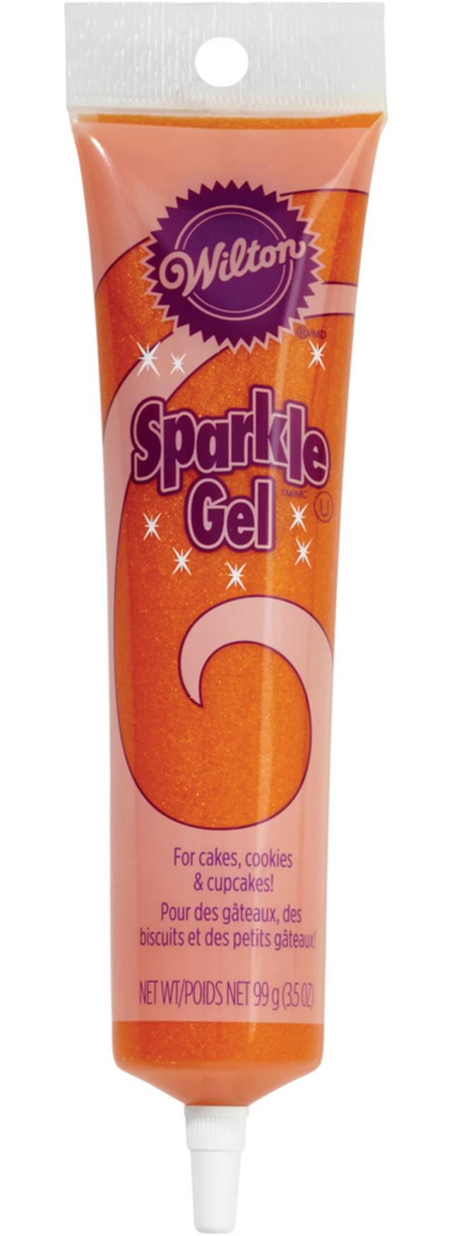 Wilton Orange Sparkle Gel, 3.5oz Party City
