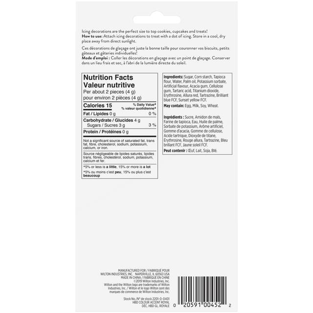 Wilton Happy Birthday Icing Decorations, 40g Party City