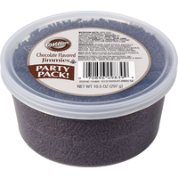 WIlton Chocolate Jimmies Tub, 10-oz Front_Elevated