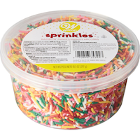 Wilton Rainbow Jimmies Tub, 10-oz Front_Elevated