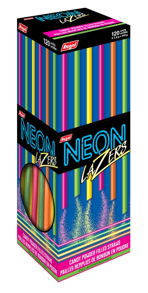 Neon Lazer Candy Strawz, 348-g Front_Three_Fourths_Angled_Right