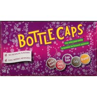 Friandises Bottle Caps, boîte cinéma, racinette/cerise/raison/cola/orange, bonbon dur, multicolore, 141 g, pour fête d'anniversaire/cadeau-surprise Front_Flat