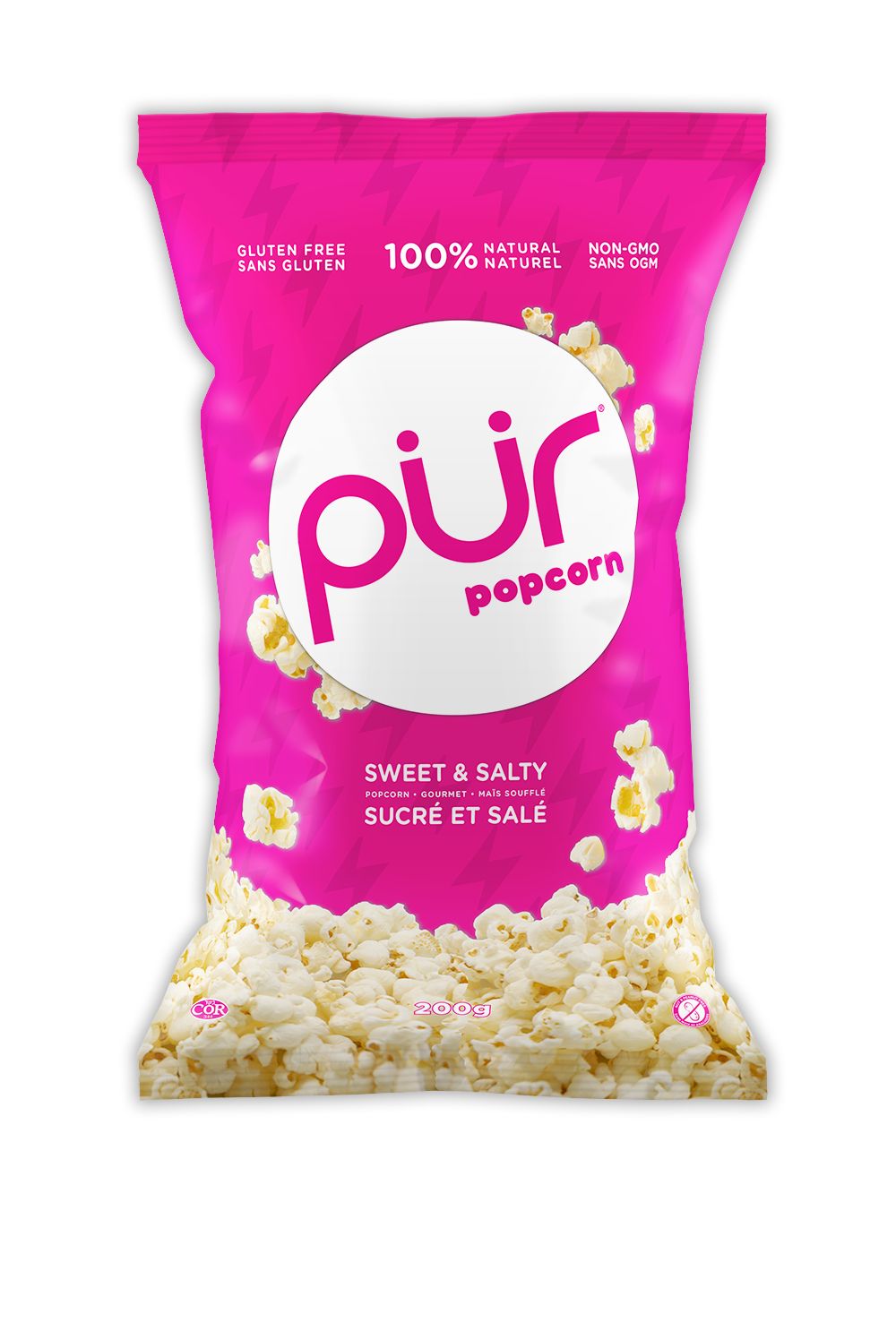 PUR Popcorn Sweet & Salty, 200-g Front_Flat