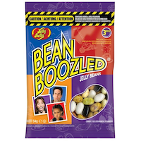 Jelly Belly BeanBoozled Mystery Jelly Beans, Good/Bad Flavours, Multi-Coloured, 54-g, Chewy Candy, for Birthday/Party Favour Front_Flat