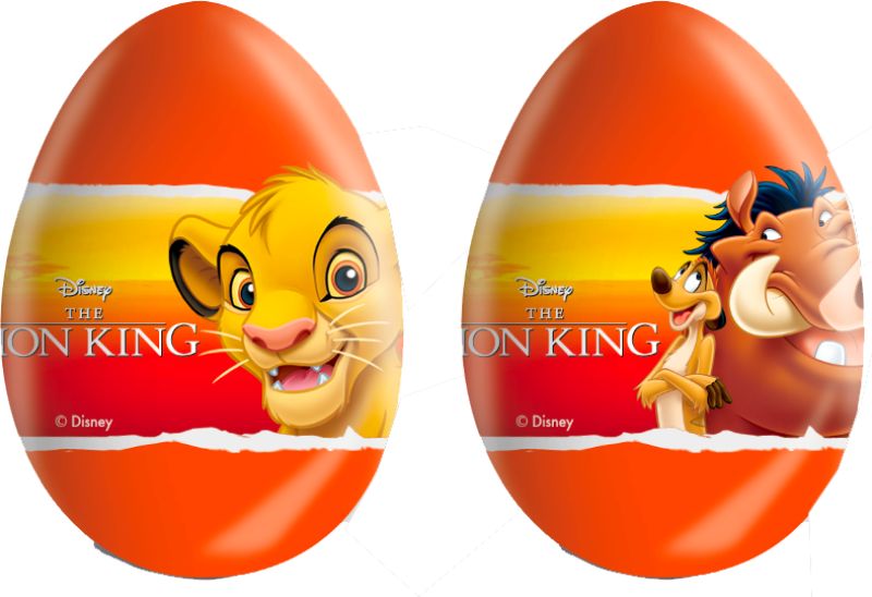 Zaini Lion King Surprise Chocolate Egg, 20-g Composite_or_Mixed
