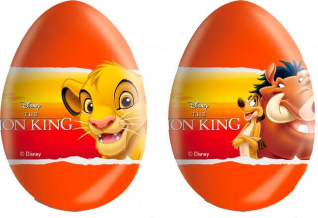 Zaini Lion King Surprise Chocolate Egg, 20-g Front_Flat