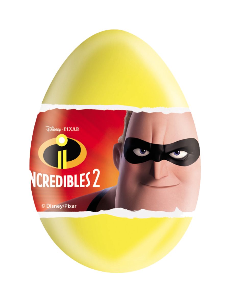 Zaini Incredibles 2 Surprise Chocolate Egg, 20-g Front_Flat