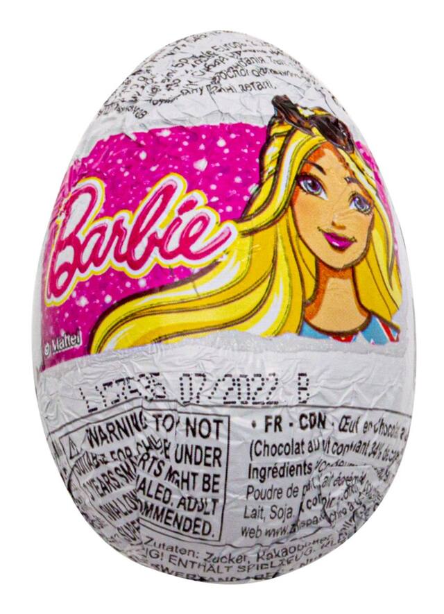 Zaini Egg, Barbie, 20-g Front_Flat