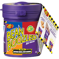 Bonbons haricots mystère Jelly Belly BeanBoozled, saveurs bonnes/étranges, bonbon tendre, multicolore, 99 g, pour fête d'anniversaire/cadeau-surprise Front_Elevated