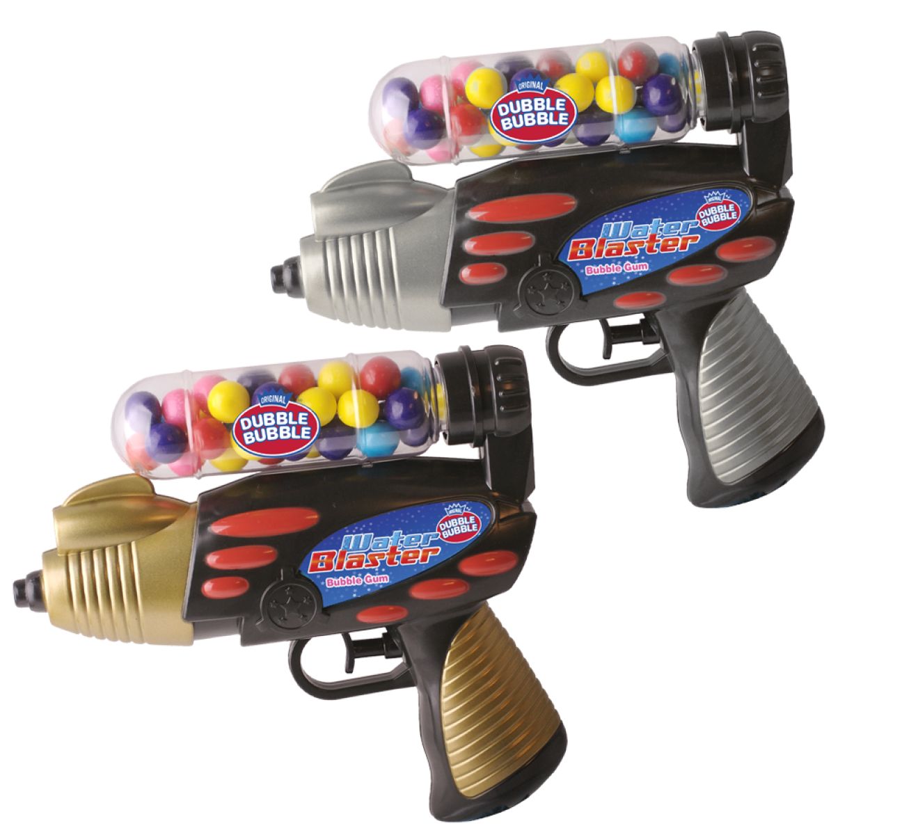 Dubble Bubble Water Blaster with Gum, Assorted Fruit Bubble Gum, Multi-Coloured, 40-g, for Birthday/Party Favour Composite_or_Mixed