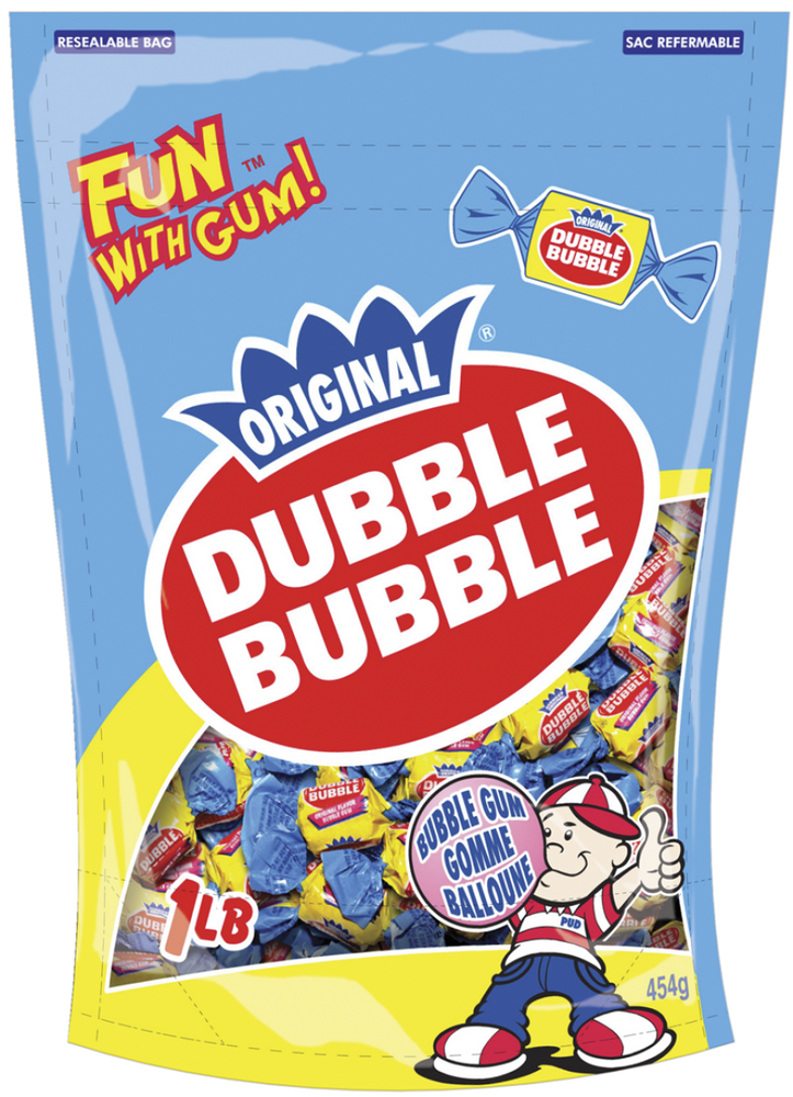 Dubble Bubble Original Bubble Gum, 454g Party City