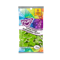 Bonbons gélifiés, pomme, bonbon tendre, vert, 75 g, pour fête d'anniversaire/cadeau-surprise