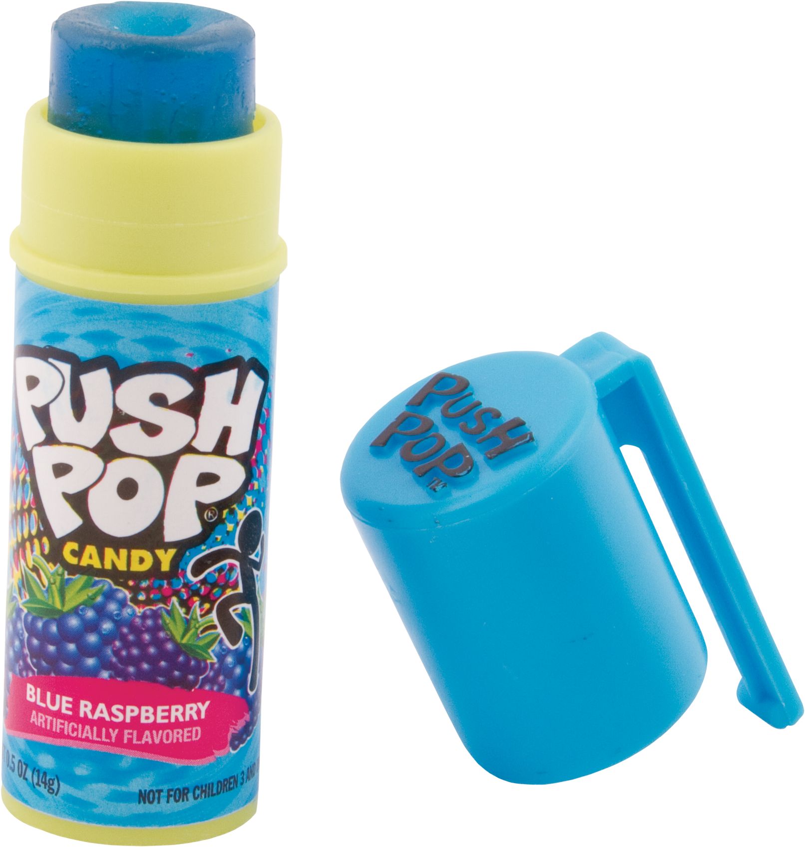 Topps Push Pop, Assorted Fruits, Multi-Coloured, 14-g, Hard Candy, for Birthday/Party Favour Composite_or_Mixed