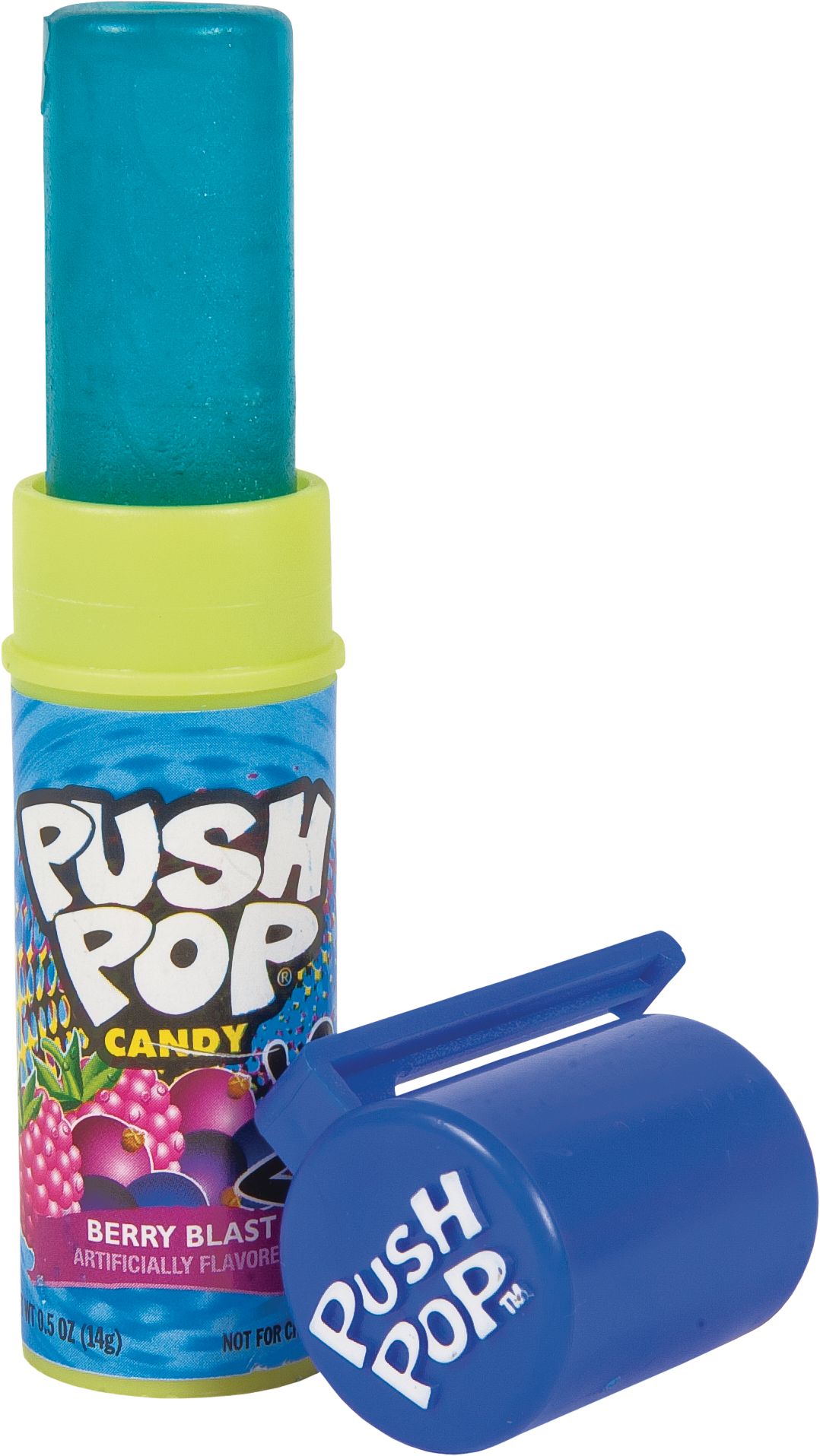 Topps Push Pop, Assorted Fruits, Multi-Coloured, 14-g, Hard Candy, for Birthday/Party Favour Composite_or_Mixed