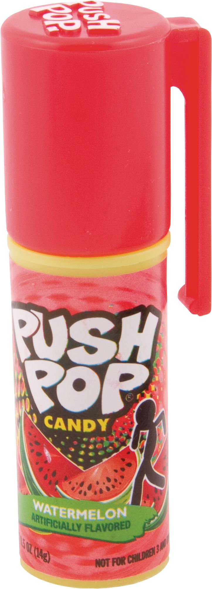 Topps Push Pop, Assorted Fruits, Multi-Coloured, 14-g, Hard Candy, for Birthday/Party Favour Front_Elevated