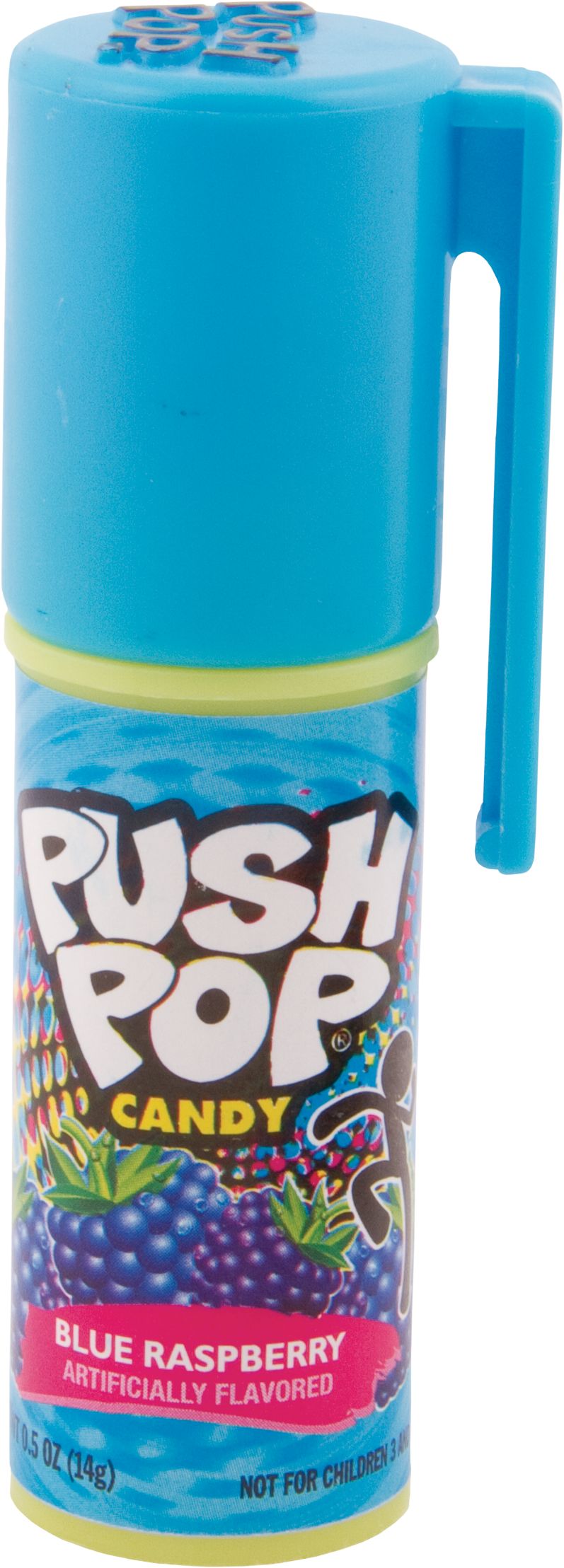 Topps Push Pop, Assorted Fruits, Multi-Coloured, 14-g, Hard Candy, for Birthday/Party Favour Front_Elevated