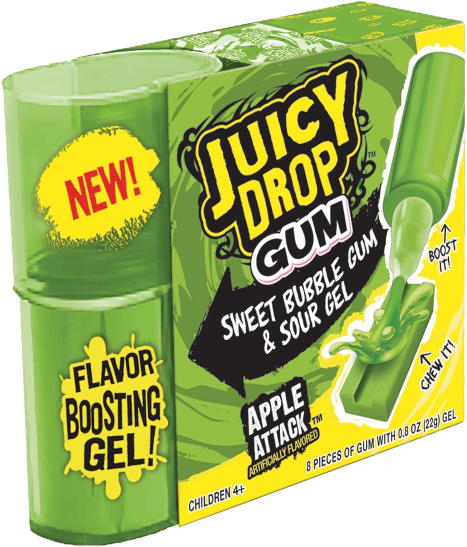 Topps Juicy Drop Gum Front_Three_Fourths_Angled_Right